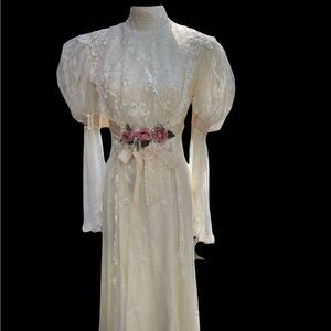 Vintage cottage core prairie dress